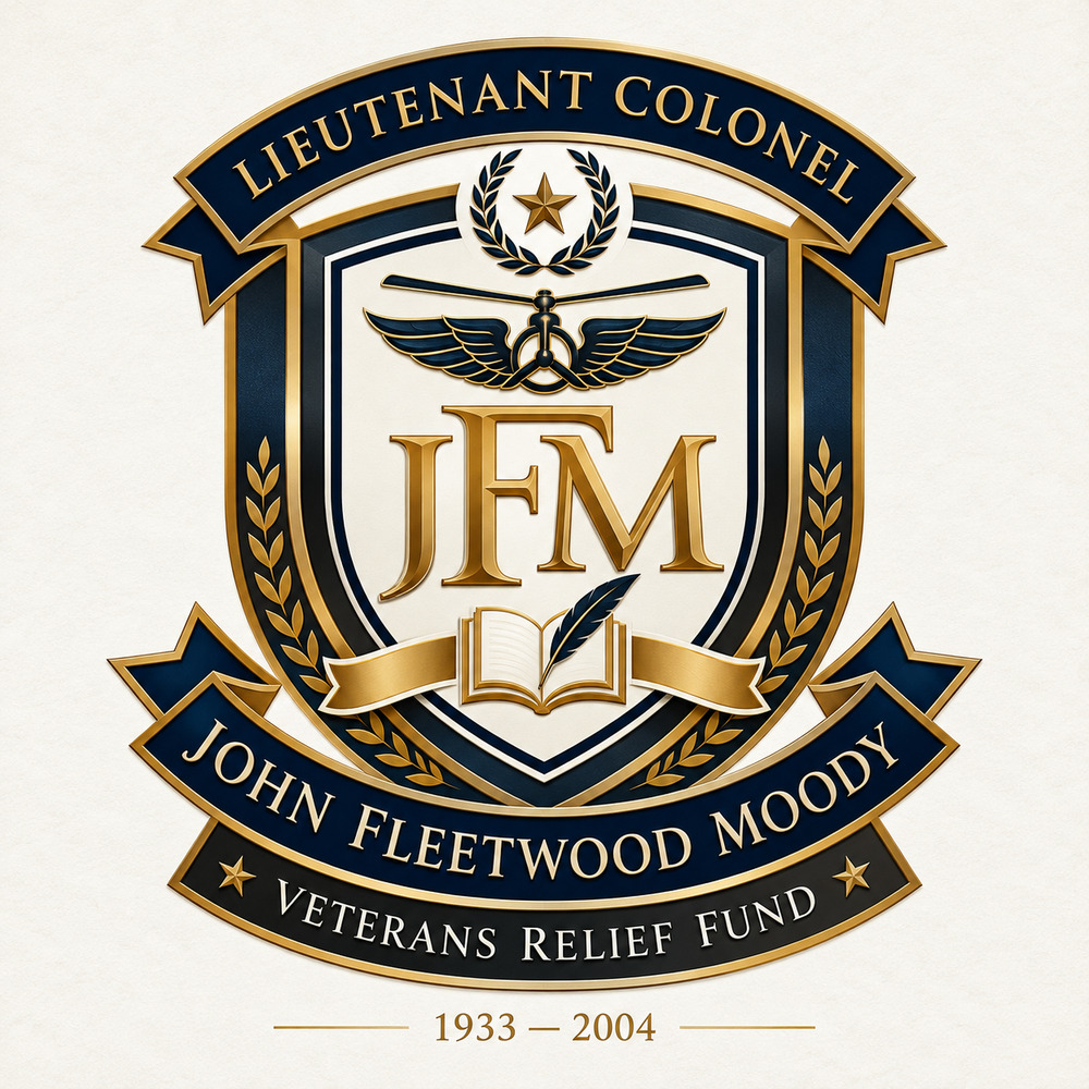John Fleetwood Moody Veterans Relief Fund crest
